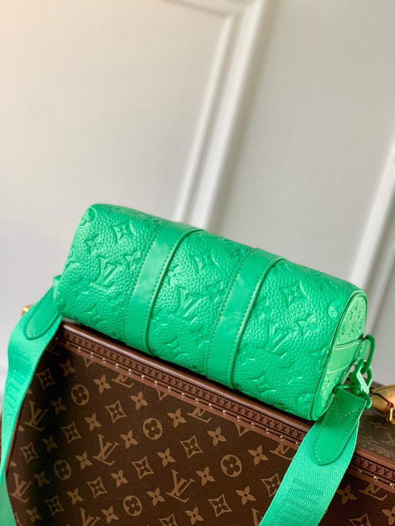 LV M20929 Louis Vuitton Keepall Bandouliere 25 Bag Minty Green