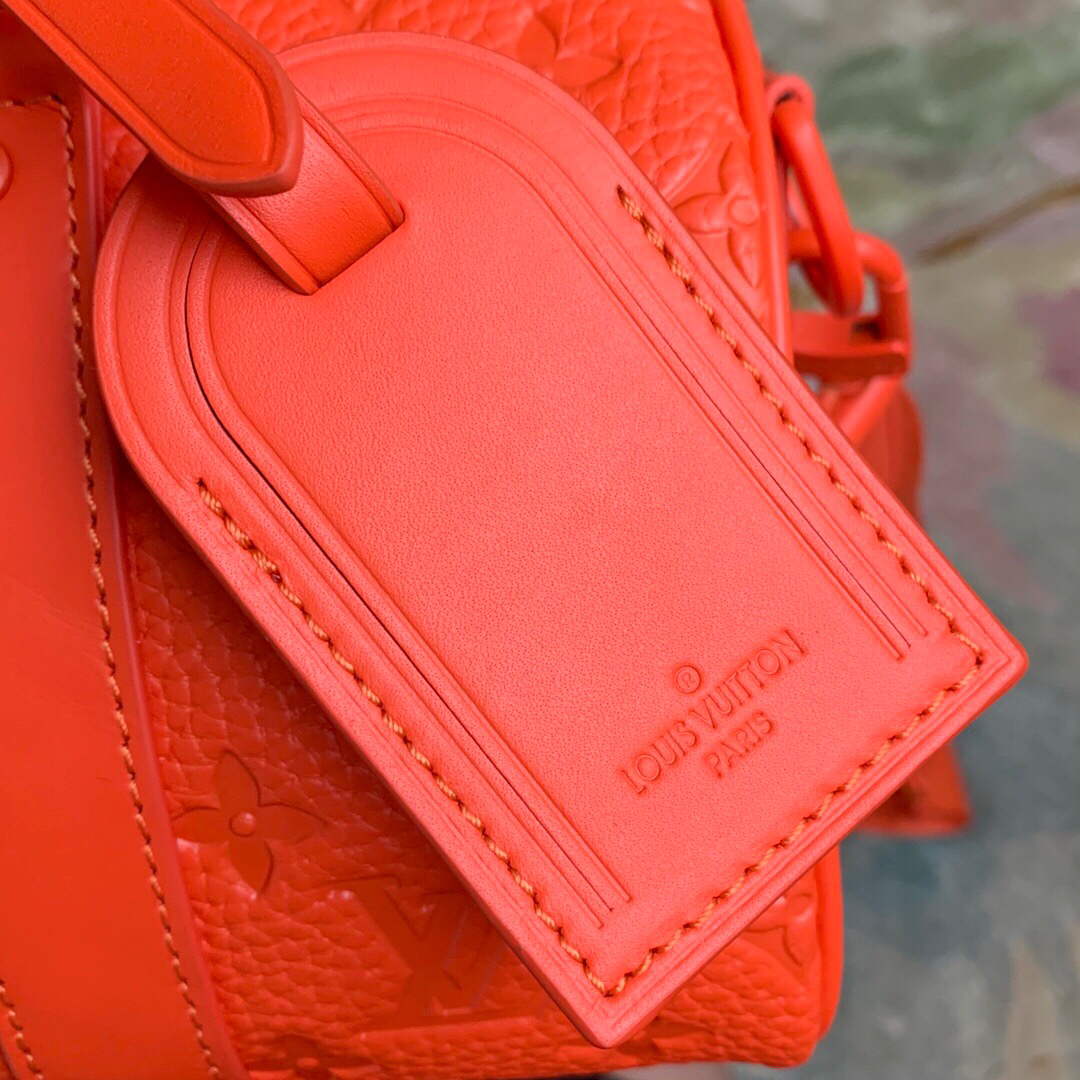LV M20930 Louis Vuitton Keepall Bandouliere 25 Bag Orange - Default Title - View 7