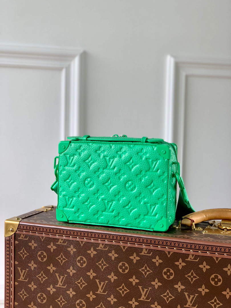 LV M20956 Louis Vuitton Handle Soft Trunk Bag Minty Green - Default Title - View 4