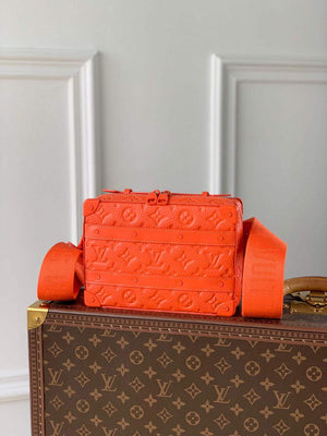 LV M20956 Louis Vuitton Handle Soft Trunk Bag Orange - Default Title - View 1