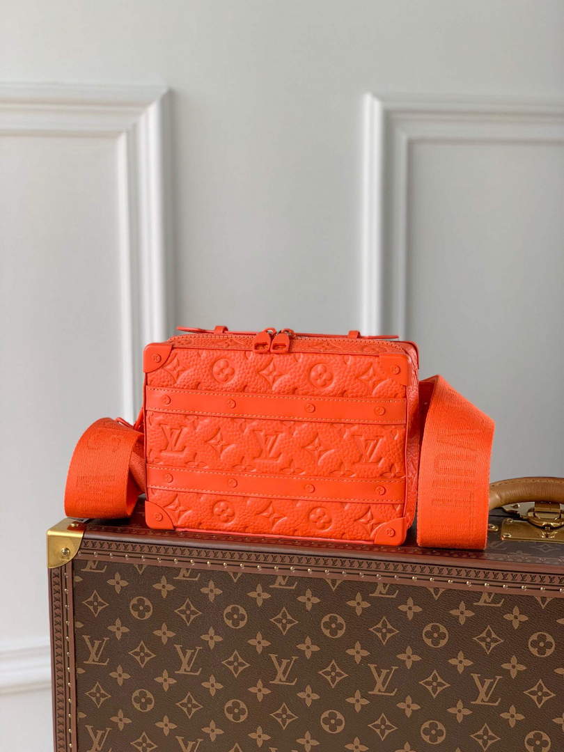 LV M20956 Louis Vuitton Handle Soft Trunk Bag Orange - Default Title - View 1