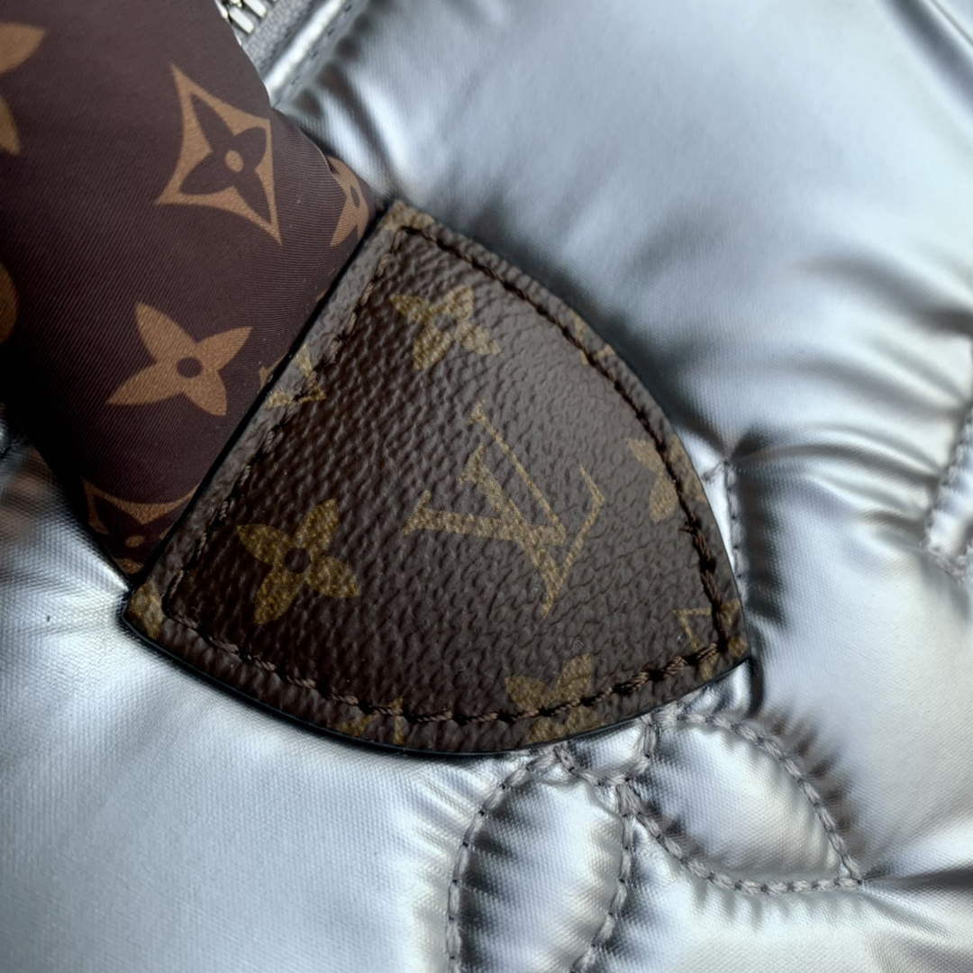 LV M20973 Louis Vuitton Speedy Bandouliere 25 Handbag Silver - Default Title - View 7
