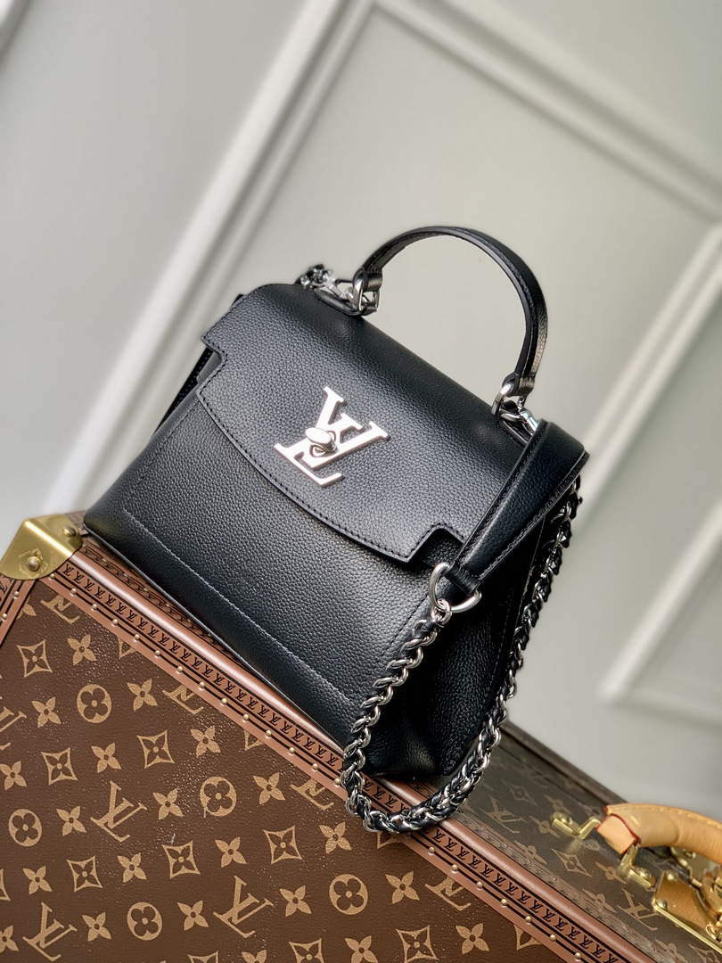 LV M20997 Louis Vuitton Lockme Ever Mini Handbag Black - Default Title - View 2