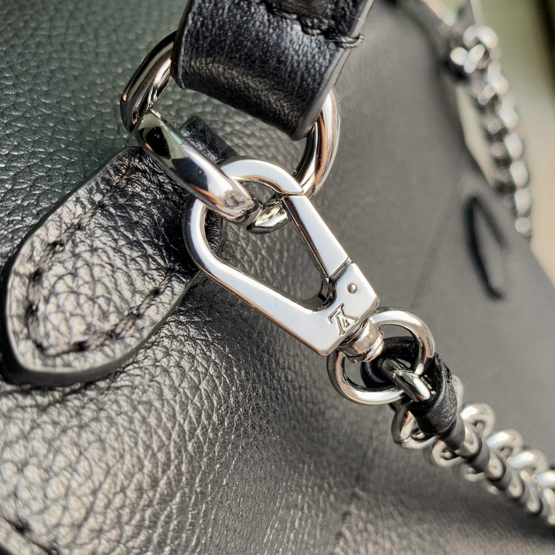 LV M20997 Louis Vuitton Lockme Ever Mini Handbag Black - Default Title - View 6