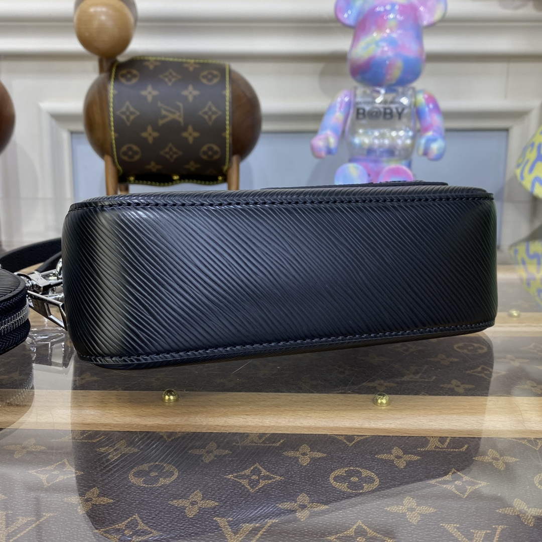 LV M20998 Louis Vuitton Marellini Bag Epi Leather Black - Default Title - View 4