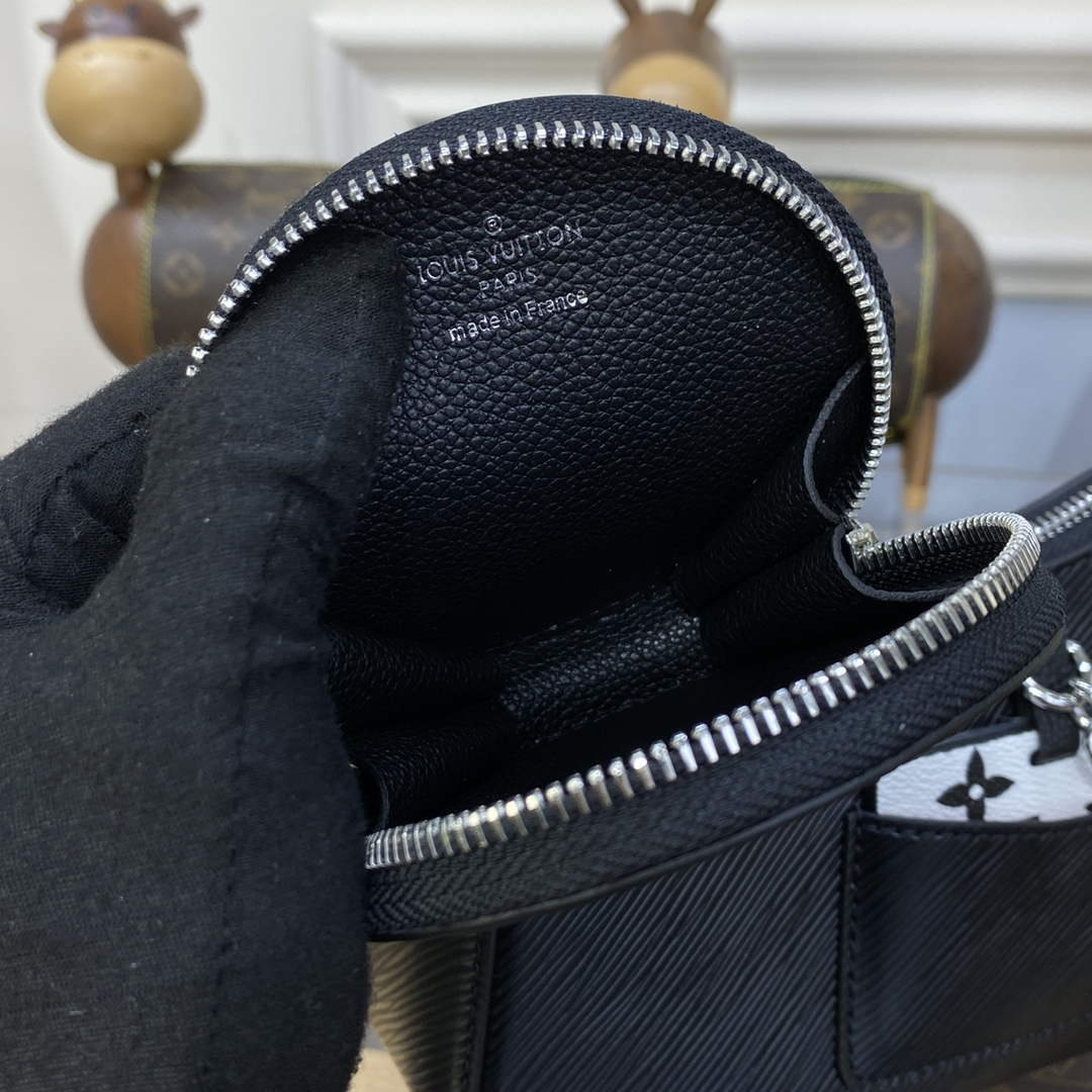 LV M20998 Louis Vuitton Marellini Bag Epi Leather Black - Default Title - View 6