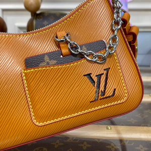 LV M20998 Louis Vuitton Marellini Bag Epi Leather Brown - Default Title - View 5