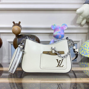 LV M20999 Louis Vuitton Marellini Bag Epi Leather White - Default Title - View 1