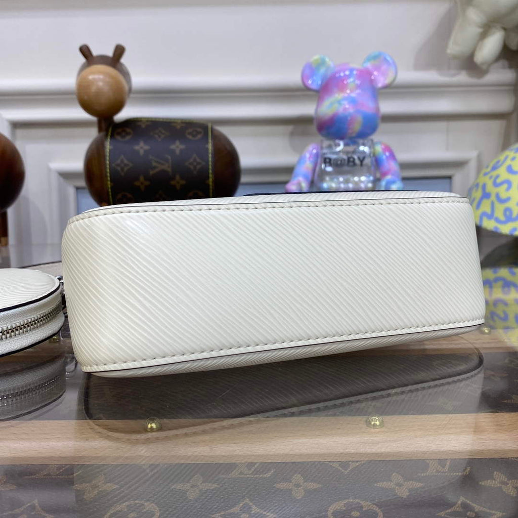 LV M20999 Louis Vuitton Marellini Bag Epi Leather White