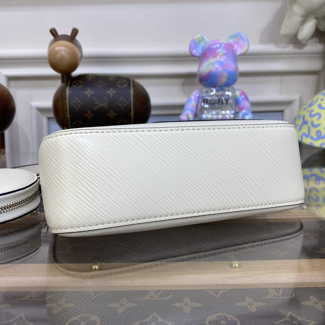 LV M20999 Louis Vuitton Marellini Bag Epi Leather White - Default Title - View 4