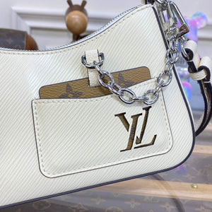 LV M20999 Louis Vuitton Marellini Bag Epi Leather White - Default Title - View 5