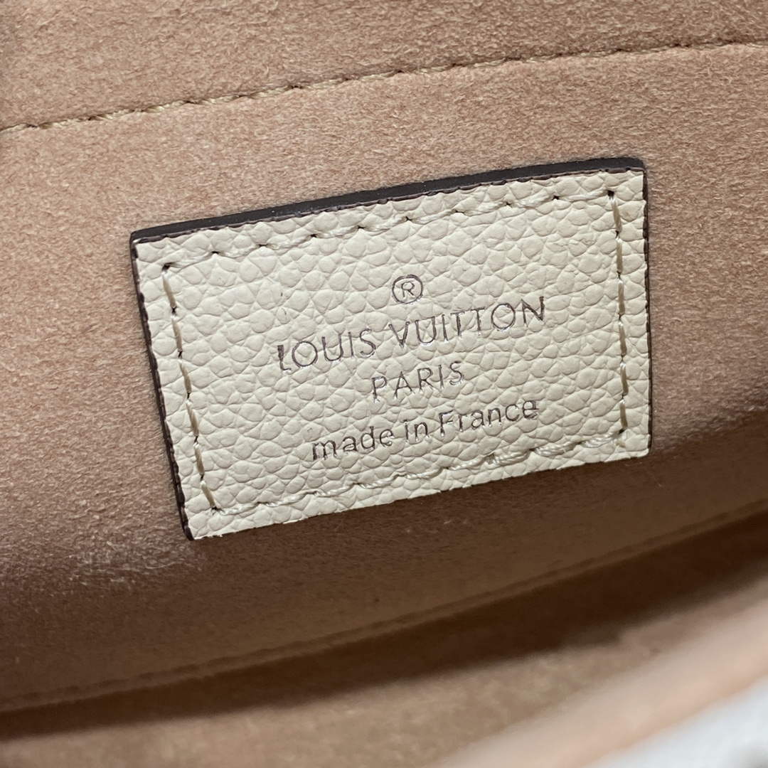 LV M20999 Louis Vuitton Marellini Bag Epi Leather White