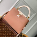 LV M21045 Louis Vuitton Capucines BB Handbag Trianon Pink / Greige - Default Title - View 1