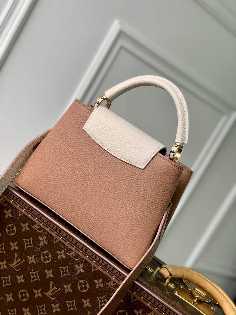 LV M21045 Louis Vuitton Capucines BB Handbag Trianon Pink / Greige - Default Title - View 2