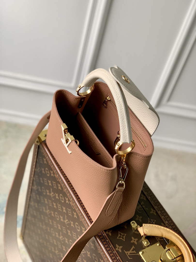 LV M21045 Louis Vuitton Capucines BB Handbag Trianon Pink / Greige - Default Title - View 8