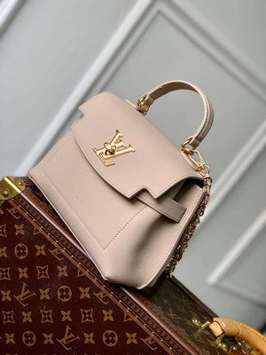 LV M21052 Louis Vuitton Lockme Ever Mini Handbag Greige - Default Title - View 2