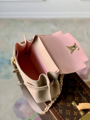 LV M21052 Louis Vuitton Lockme Ever Mini Handbag Greige - Default Title - View 8