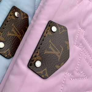 LV M21056 Louis Vuitton Maxi Multi Pochette Accessoires Bag M58977 Silver and Pale Pink - Default Title - View 5