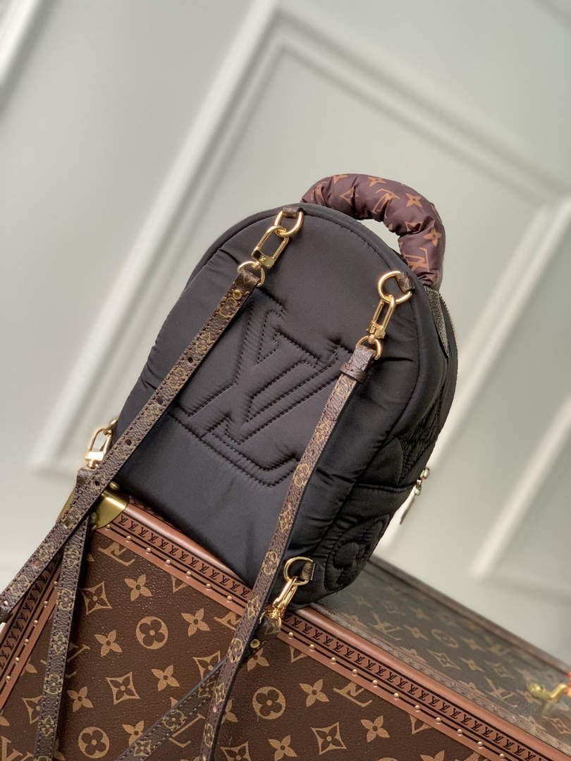 LV M21060 Louis Vuitton Palm Springs Mini Backpack Black - Default Title - View 2