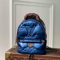 LV M21060 Louis Vuitton Palm Springs Mini Backpack Navy Blue - Default Title - View 1