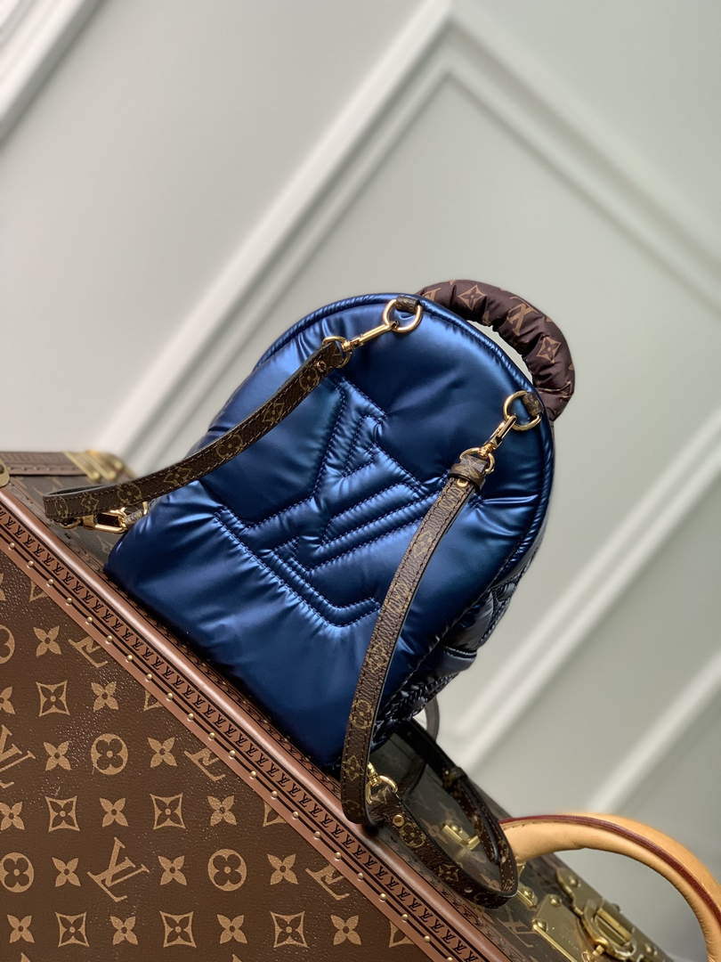 LV M21060 Louis Vuitton Palm Springs Mini Backpack Navy Blue - Default Title - View 2