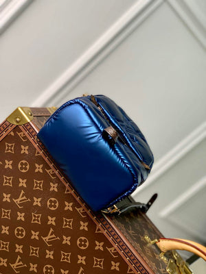 LV M21060 Louis Vuitton Palm Springs Mini Backpack Navy Blue - Default Title - View 4