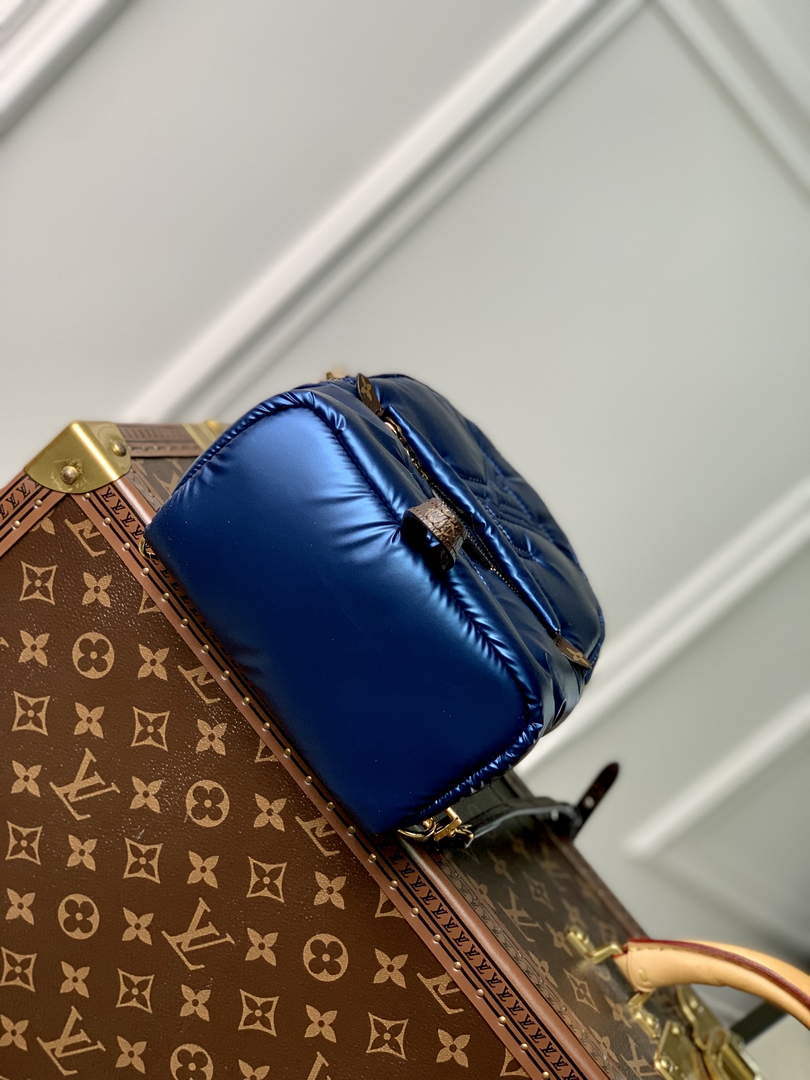 LV M21060 Louis Vuitton Palm Springs Mini Backpack Navy Blue - Default Title - View 4