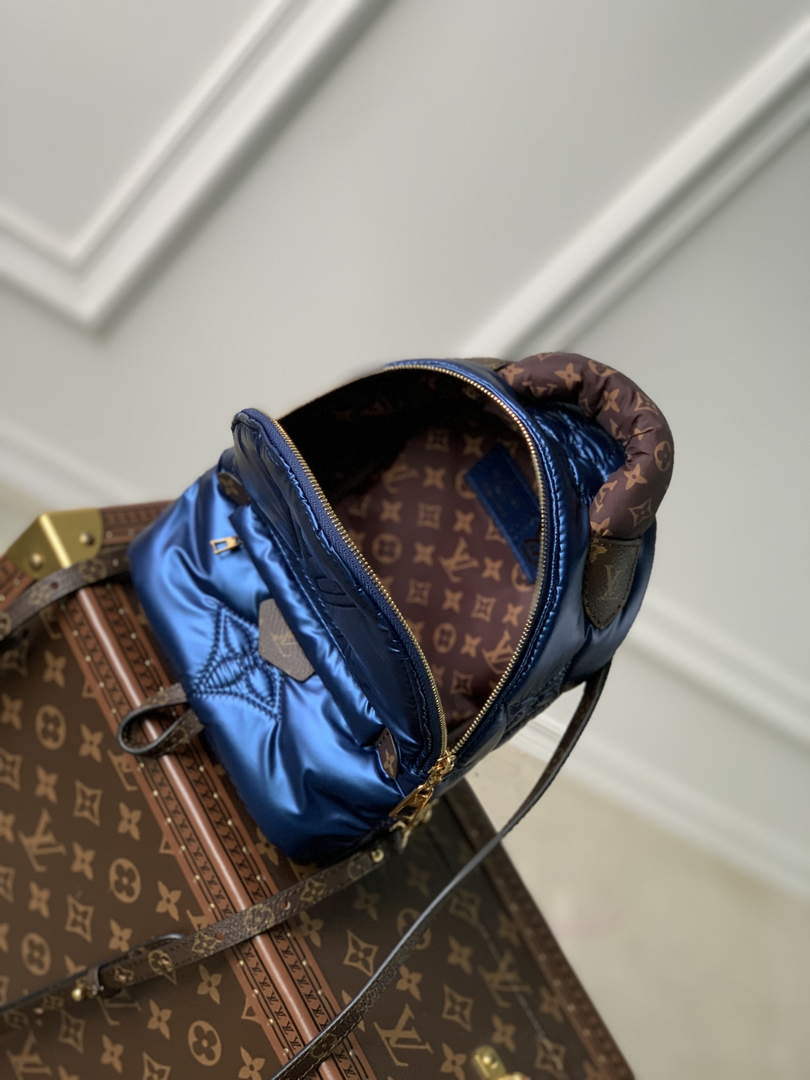 LV M21060 Louis Vuitton Palm Springs Mini Backpack Navy Blue - Default Title - View 8