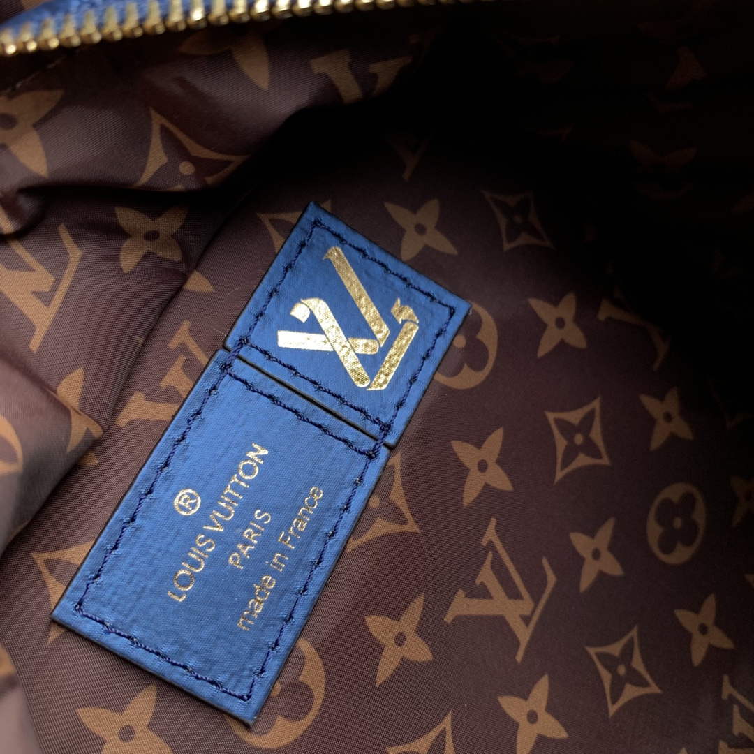 LV M21060 Louis Vuitton Palm Springs Mini Backpack Navy Blue - Default Title - View 9