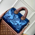 LV M21061 Louis Vuitton Speedy Bandouliere 25 Handbag Navy Blue - Default Title - View 1