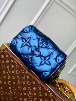 LV M21061 Louis Vuitton Speedy Bandouliere 25 Handbag Navy Blue - Default Title - View 3