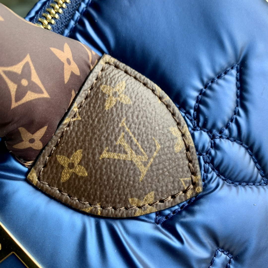 LV M21061 Louis Vuitton Speedy Bandouliere 25 Handbag Navy Blue - Default Title - View 4