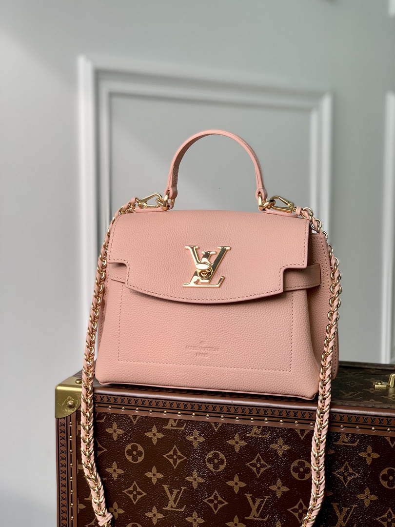 LV M21088 Louis Vuitton Lockme Ever Mini Rose Trianon Pink - Default Title - View 1