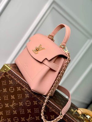 LV M21088 Louis Vuitton Lockme Ever Mini Rose Trianon Pink - Default Title - View 3