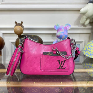LV M21091 Louis Vuitton Marellini Bag Epi Leather Rose Miami Pink - Default Title - View 1