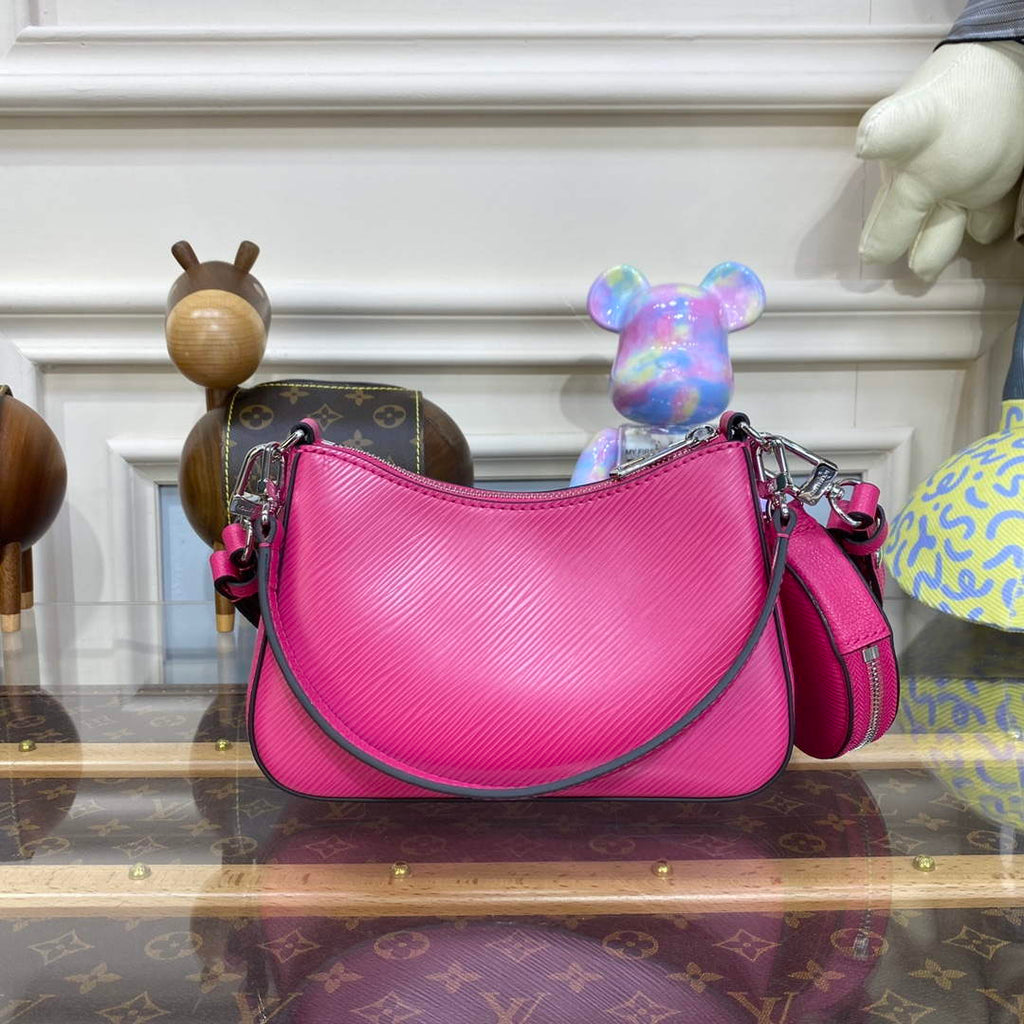 LV M21091 Louis Vuitton Marellini Bag Epi Leather Rose Miami Pink