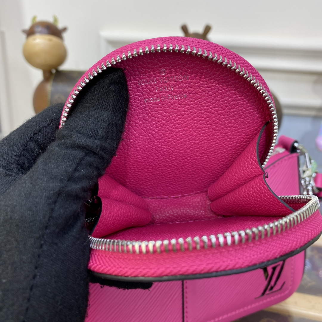 LV M21091 Louis Vuitton Marellini Bag Epi Leather Rose Miami Pink - Default Title - View 6