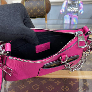LV M21091 Louis Vuitton Marellini Bag Epi Leather Rose Miami Pink - Default Title - View 9