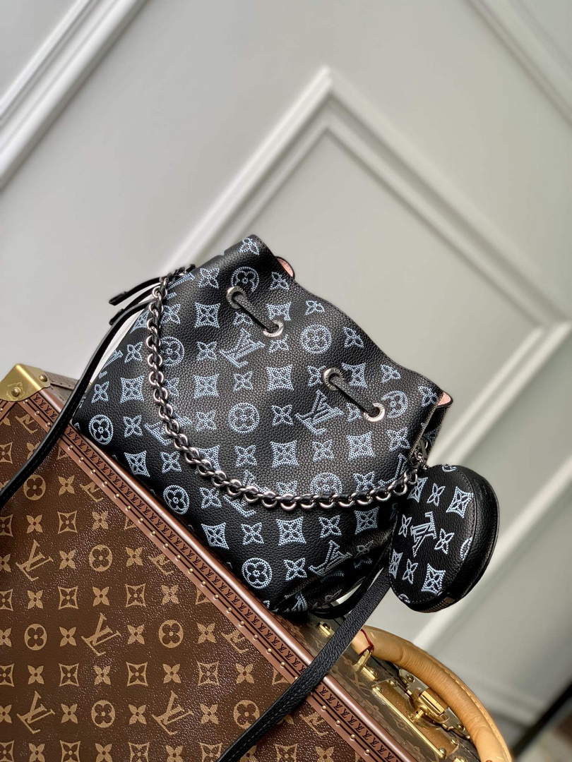 LV M21107 Louis Vuitton Bella Tote Bag Black - Default Title - View 2