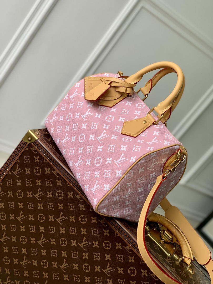 LV M21108 Louis Vuitton Speedy P9 Bandoulière 30 Bag Monogram Leather Pink - Default Title - View 2