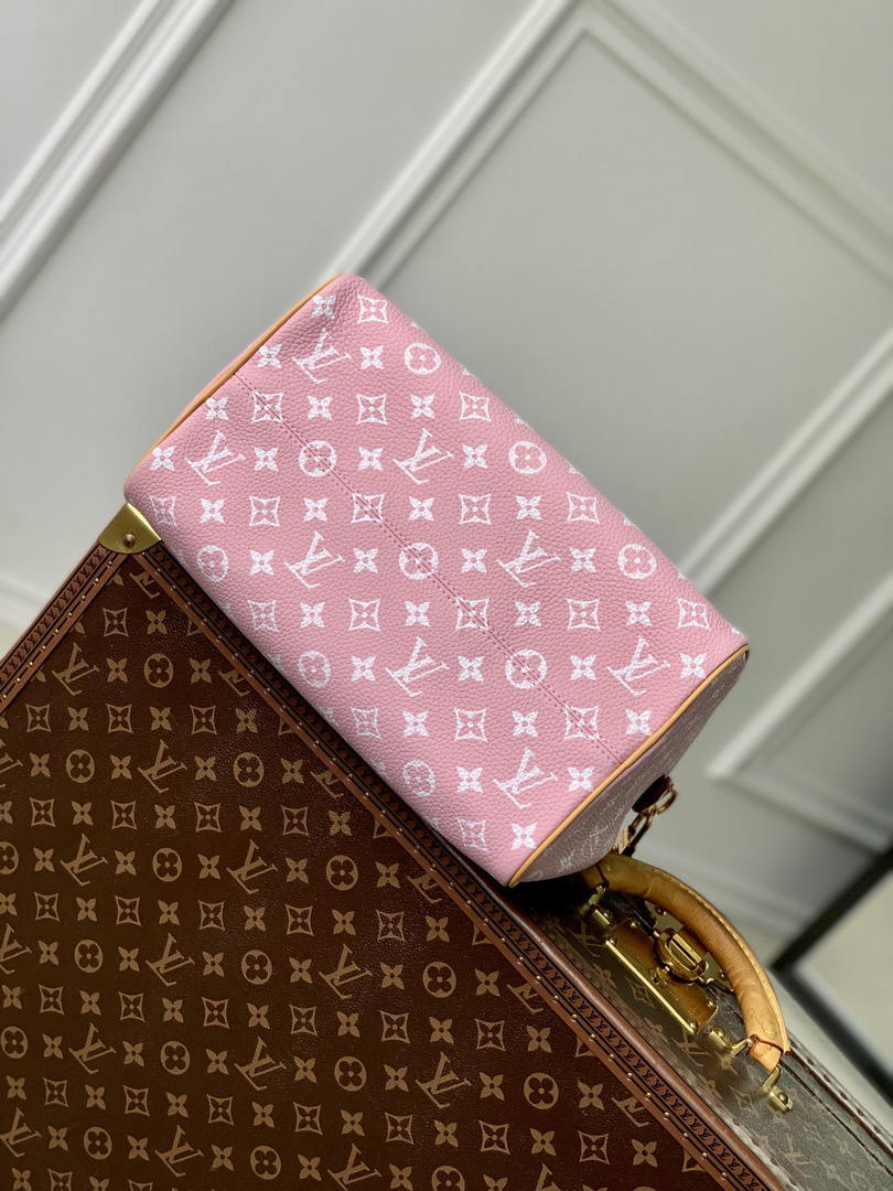 LV M21108 Louis Vuitton Speedy P9 Bandoulière 30 Bag Monogram Leather Pink