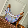 LV M21183 Louis Vuitton Loop Baguette Handbag Blue - Default Title - View 1