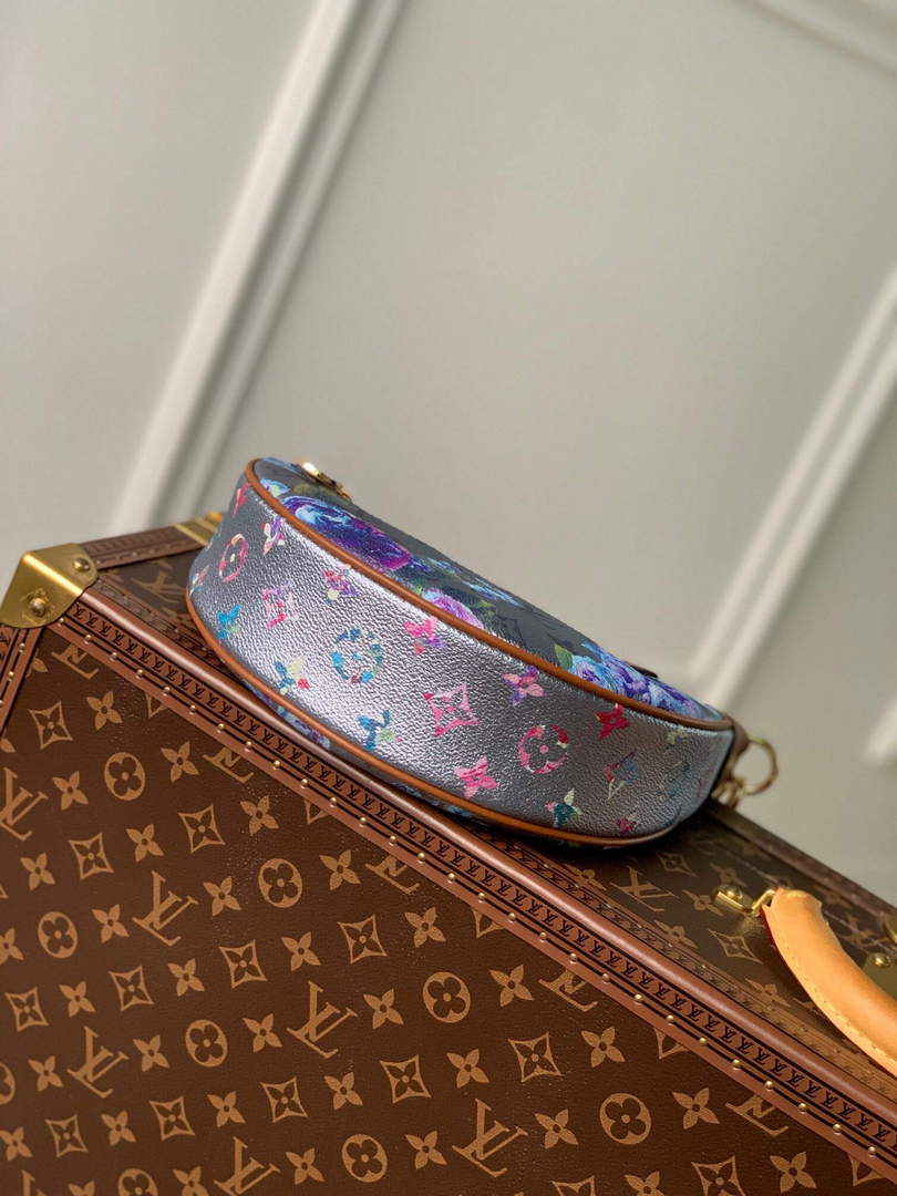 LV M21183 Louis Vuitton Loop Baguette Handbag Blue - Default Title - View 4