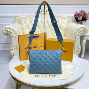 LV M21197 Louis Vuitton Coussin PM Bag haze blue - Default Title - View 3