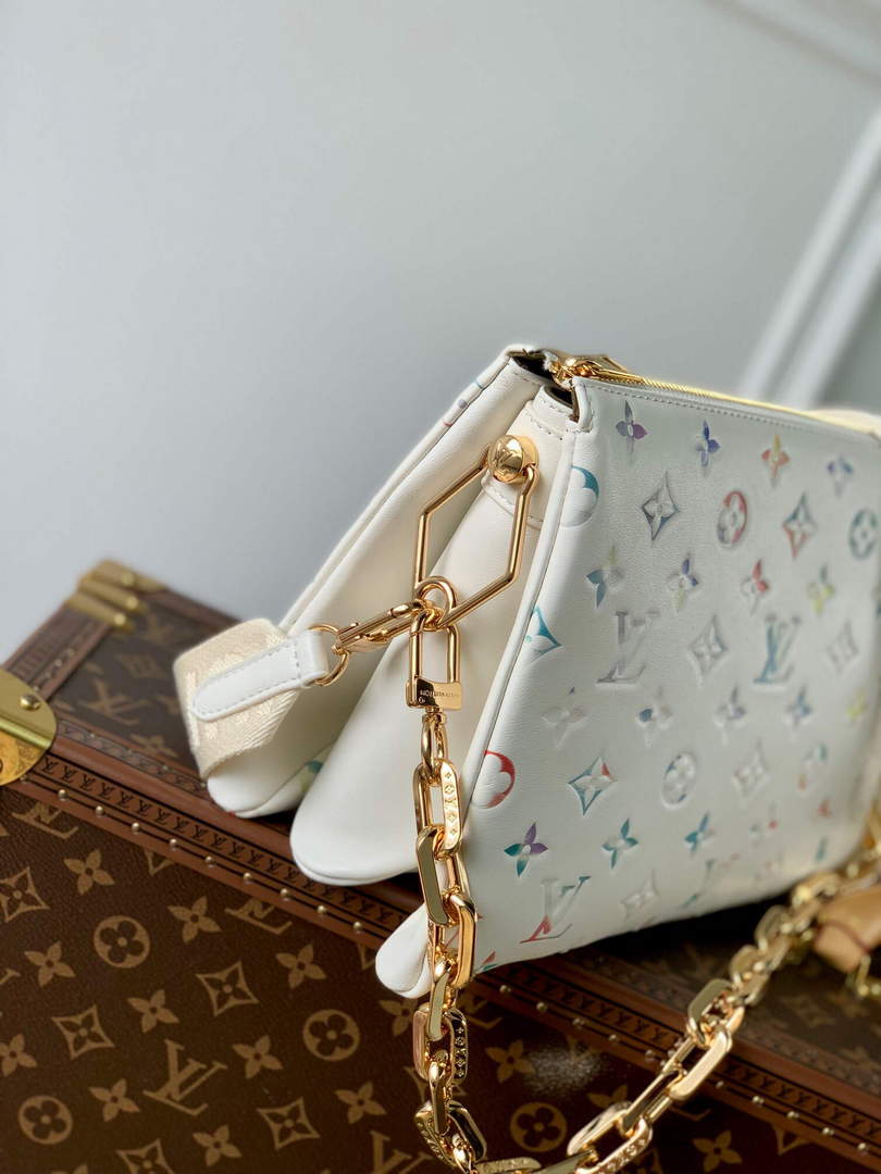LV M21209 Louis Vuitton Coussin PM Handbag White - Default Title - View 2