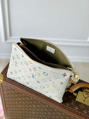 LV M21209 Louis Vuitton Coussin PM Handbag White - Default Title - View 3