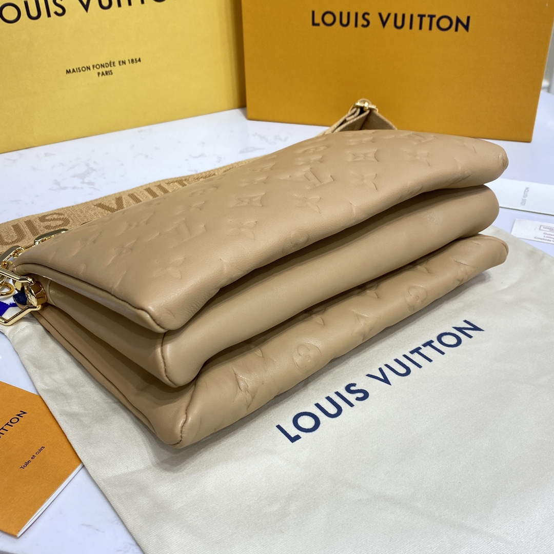 LV M21261 Louis Vuitton Coussin PM Bag Apricot - Default Title - View 4