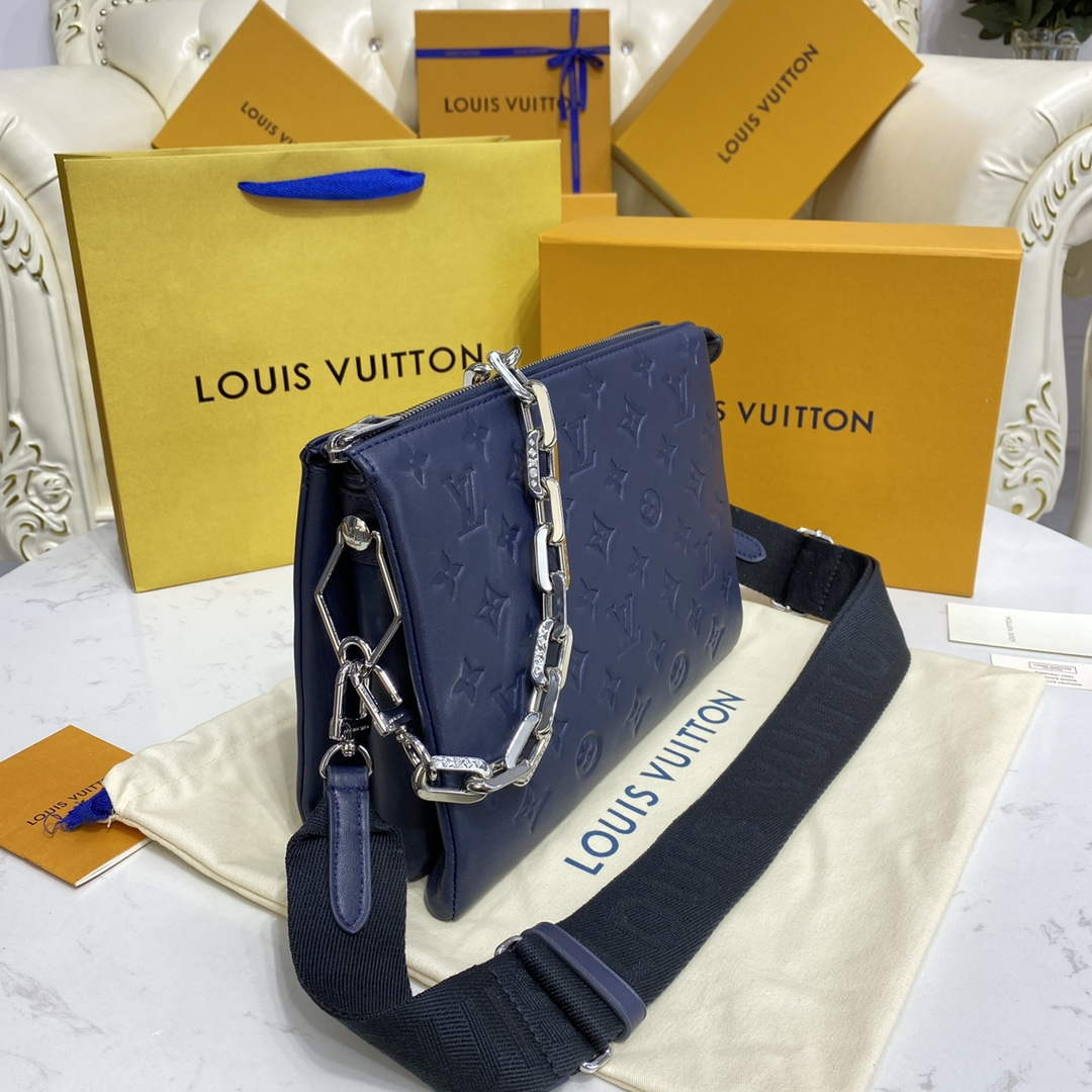 LV M21282 Louis Vuitton Coussin PM Bag Marine Blue - Default Title - View 2