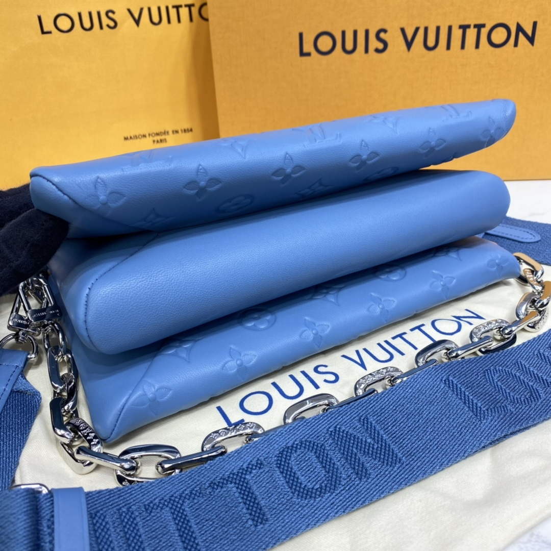LV M21282 Louis Vuitton Coussin PM Bag navy blue - Default Title - View 4