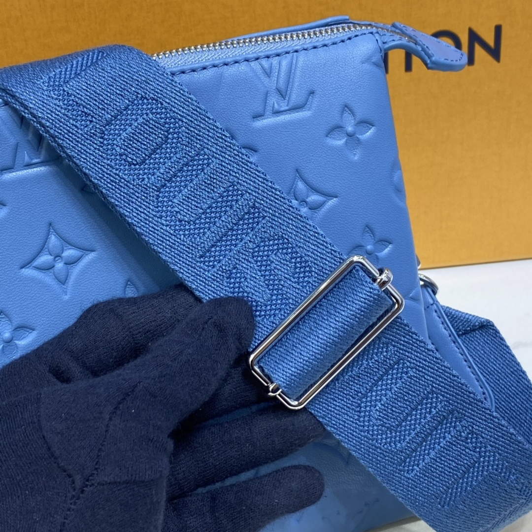 LV M21282 Louis Vuitton Coussin PM Bag navy blue - Default Title - View 7